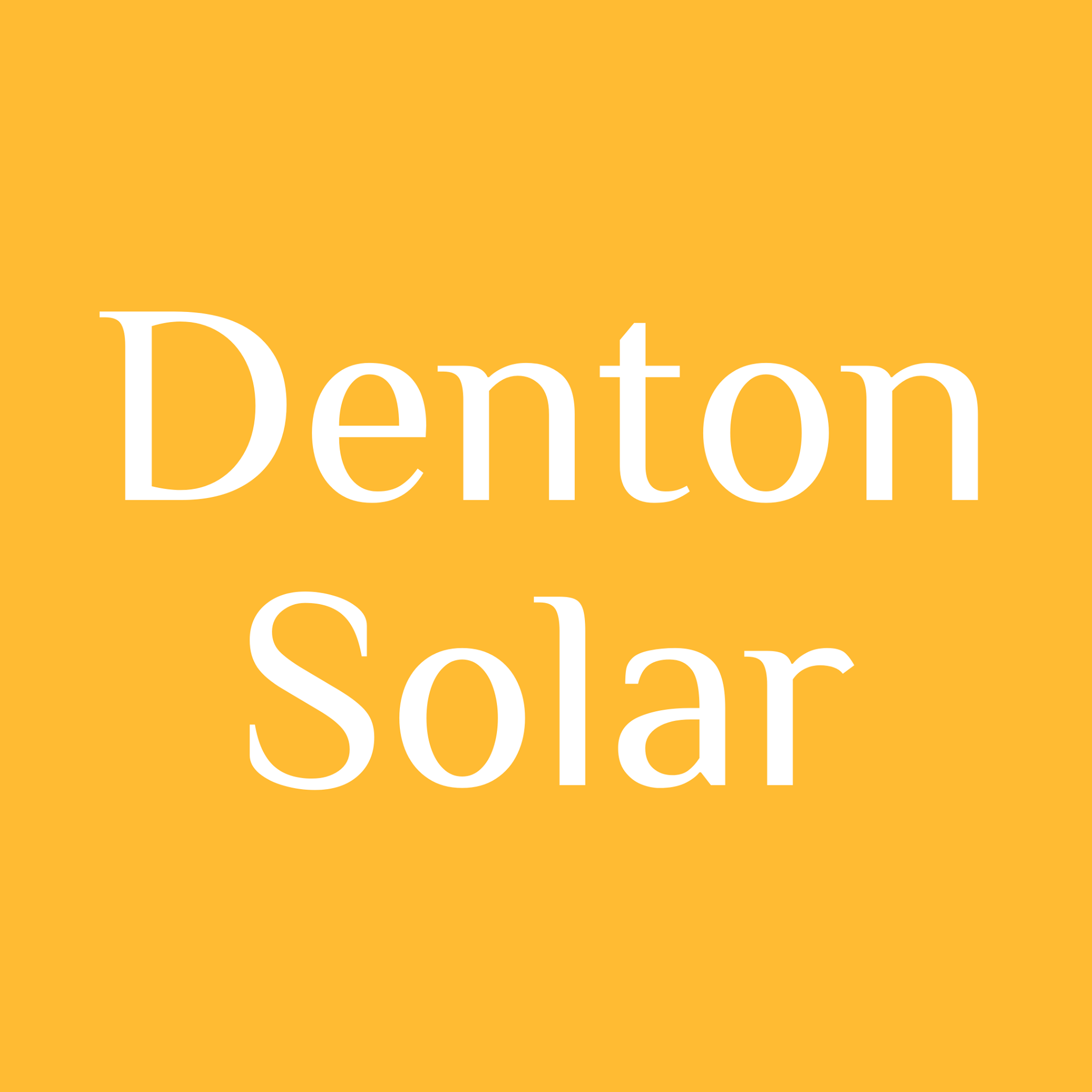 Denton Solar logo