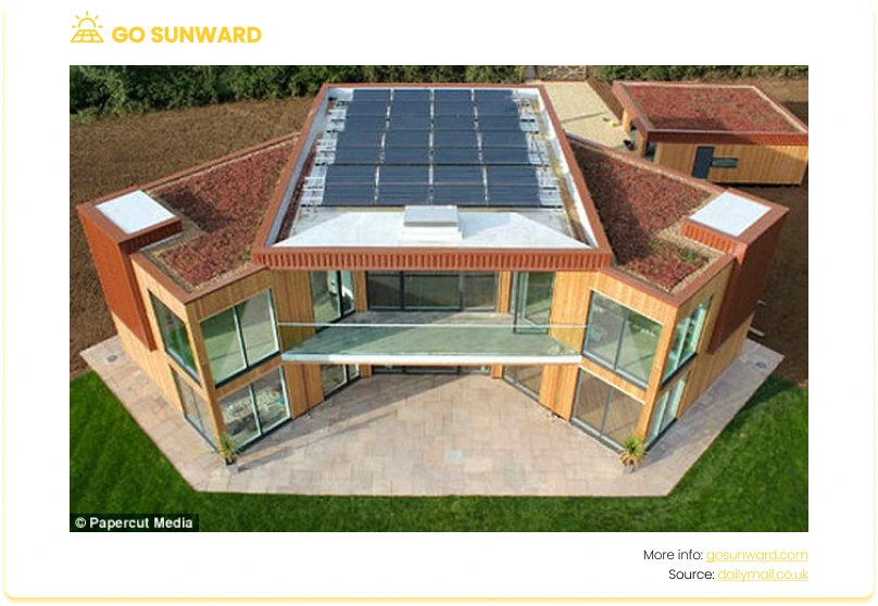 The solar house in the UK